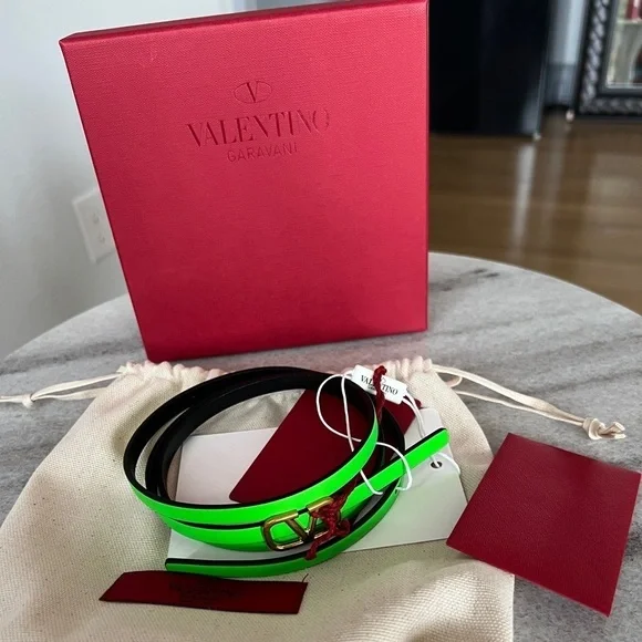 Valentino Garavani VLOGO skinny belt - Picture 8 of 10